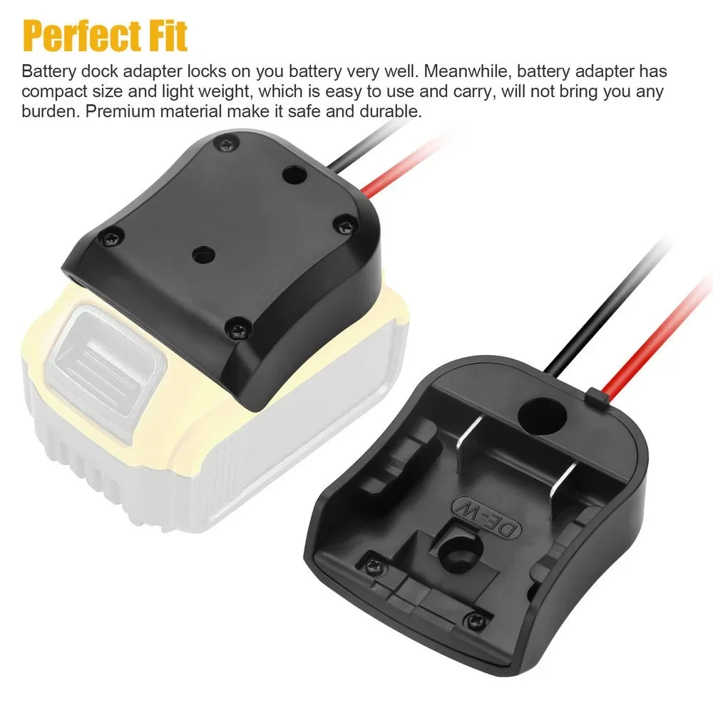 Imagem -02 - Adaptador Power Wheels para Dewalt 10.812v Bateria 14awg Robótica Faça Você Mesmo Robotics Trabalho Luzes rc Truck e rc Brinquedos