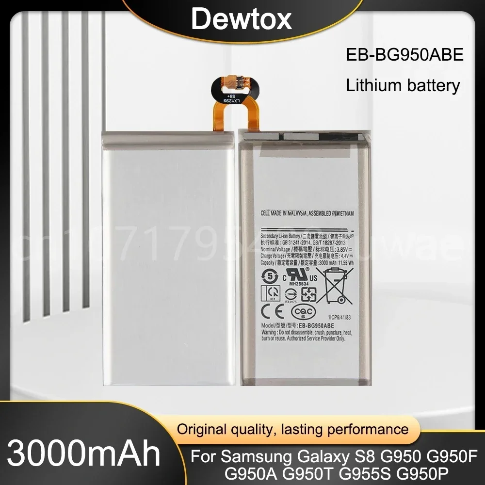 EB-BG950ABE de batería de repuesto Original para Samsung GALAXY S8 G9508 SM-G9508 Project Dream EB-BG950ABA
