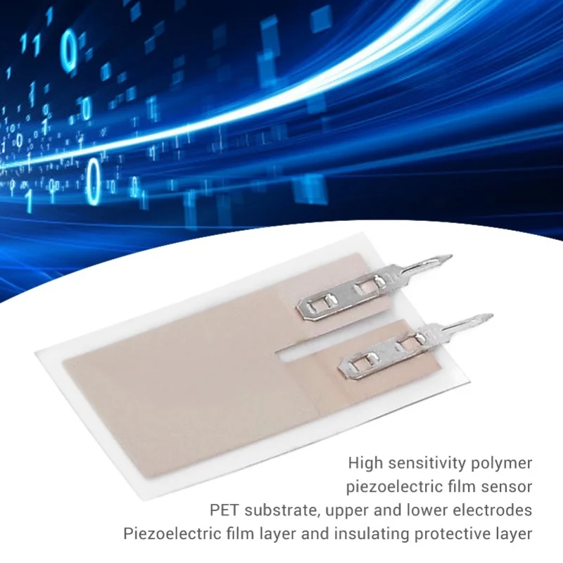 Flexible Piezoelectric Film Sensor High Sensitive Micro Force Trigger PVDF Pressure Transducer
