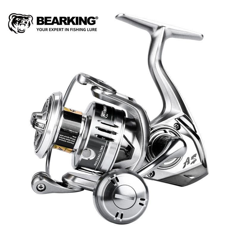 Carretel de Pesca Bearking Água Salgada 1000-6000 com 9+1 BB