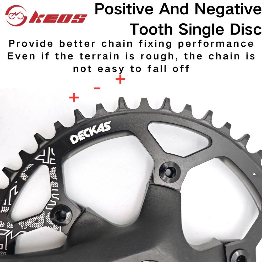 KEOS مربع تفتق كرانسيت CNC الألومنيوم 110BCD سلسلة ضيقة واسعة 7-12 سرعة دراجة السواعد 36-52T أجزاء دراجة الطريق خفيفة الوزن #3