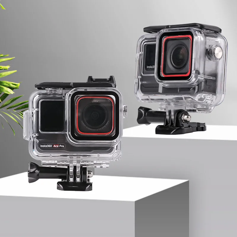 

Водонепроницаемый корпус для подводной съемки 60 м для камеры Insta360 ACE/ACE Pro, защитный чехол для снорклинга и плавания