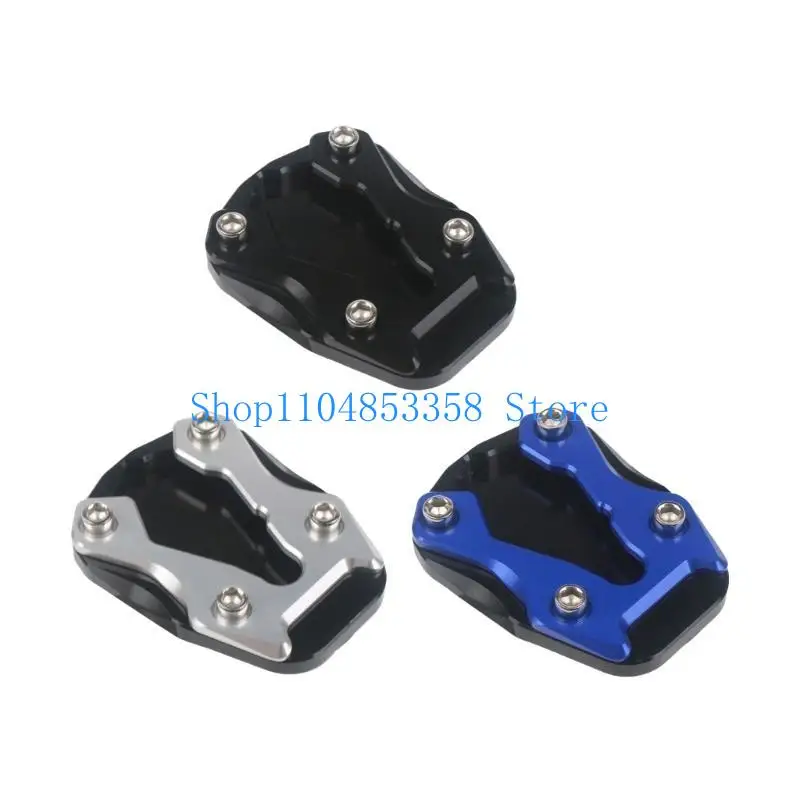 652F Heavy Duty Motorcycle Kickstand Upgrades Large Base Kickstand Extension for Increased Stability on Various Terrains
