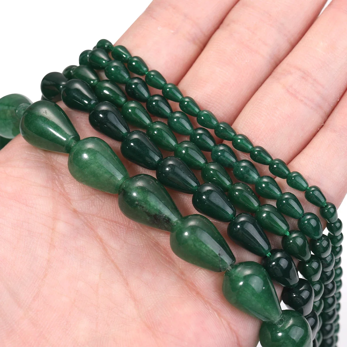 Großhandel Natürliche Grüne Glimmer Unregelmäßige Stein Perlen Schmuck Verwendet Ewelry DIY Frauen Armbänder Halsketten Ohrringe Geschenke Festivals