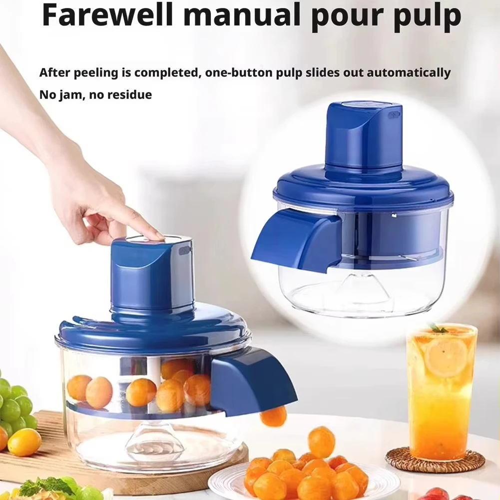 Automatic Electric Grape Peeler Machine - Hands-Free Skin Remover for Berries Fruits, Fruit Prep Tool, Effortless Peeling