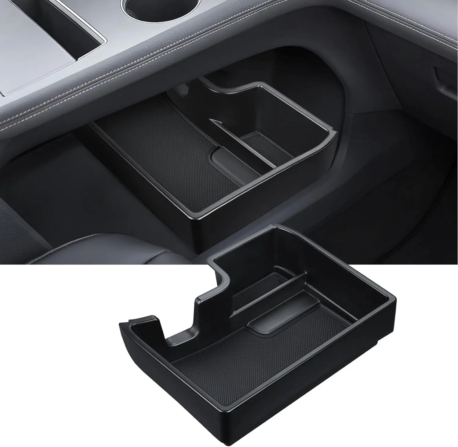 

Модернизированный нижний органайзер Tucknbox 2025 для Toyota Sienna 2021-2025 гг., аксессуары, нижний лоток для центральной консоли, ящик для хранения