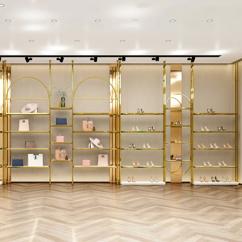 Clothing store display stand column display stand floor type