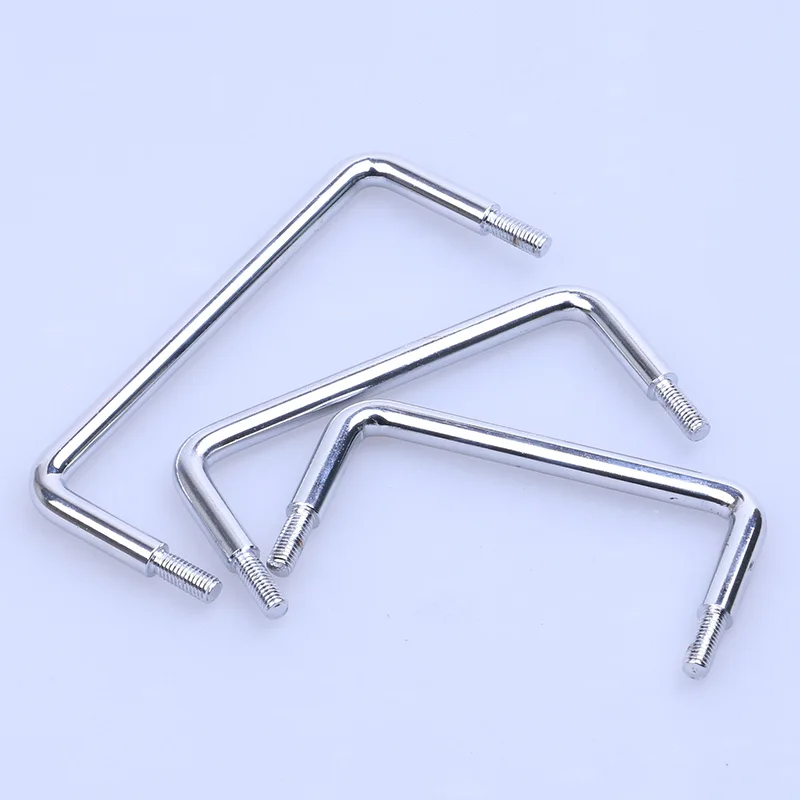 Stainless Steel Industrial Handle U-Shape Folding Toolbox Suitcases Equipment Distribution Box Cabinet Knob Hardware 90-150mm