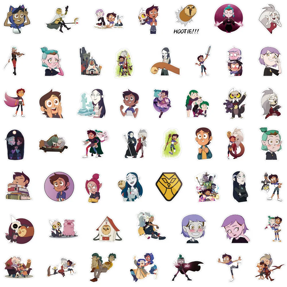 10/30/50/100pcs Disney Anime The Owl House Cartoon Stickers Cute Decal Skateboard Phone Notebook Guitar Waterproof Sticker Gfits view 6
