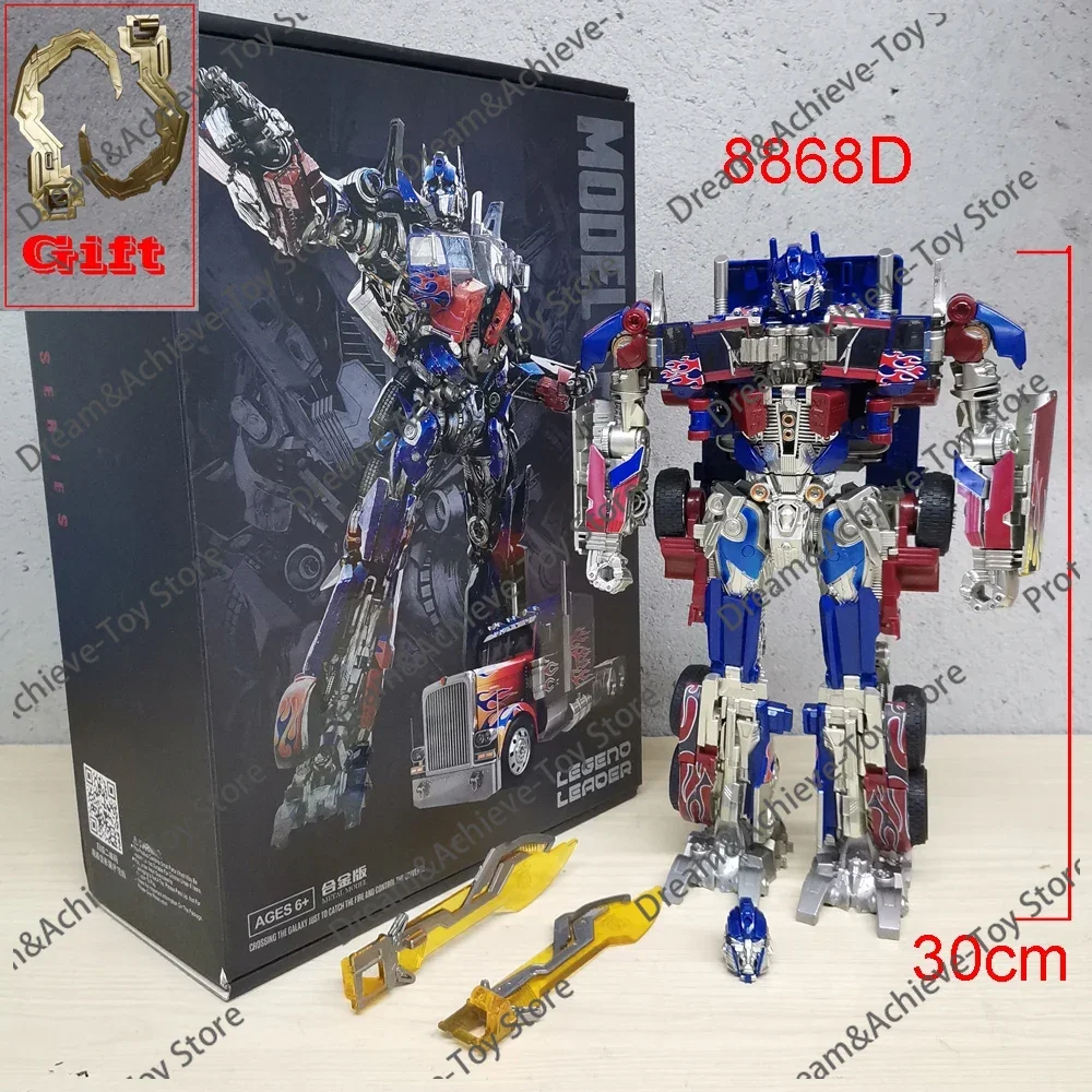 30cm Transformers Robot Toy Set – Optimus Prime SS05 & Bumblebee MPM03, 2 Pack Transforming Action Figures