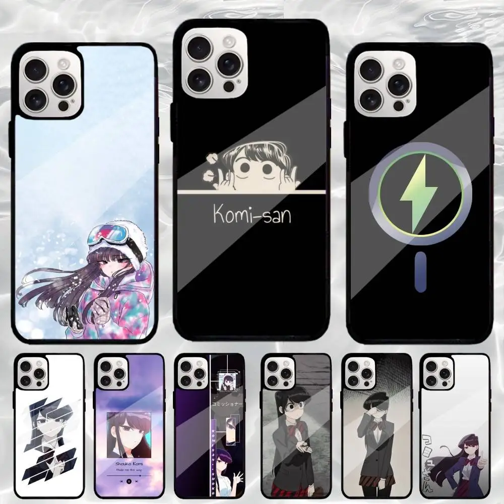 

K-Komi Cannot Communicate Phone Case For iPhone17,16,15,14,13,12,11 Plus,Pro Max Magnetic For Magsafe Wireless Charging