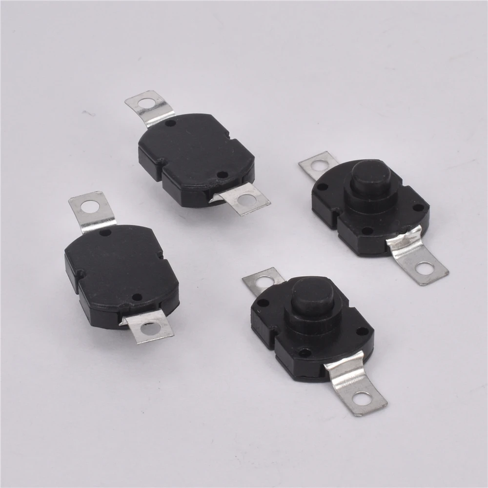 10/20pcs Push Button Switch 1712-KD 30V 1A Flashlight Switch LOCK 17X12X9.5MM Table lamp Switch Flashlight Button Switch ON-OFF