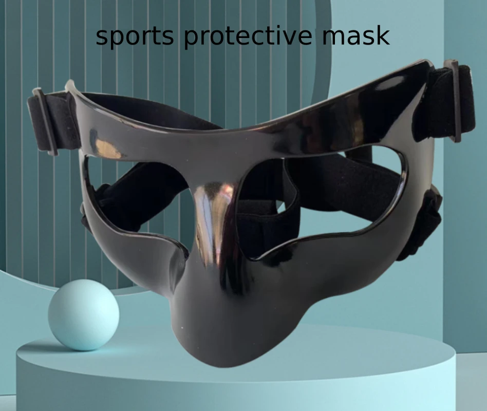 Basketball Mask Face Sports Nose Helmet Shield Broken Nose, Face Mask for Broken Nose, Face Mask Nose Guard, Football Equipment