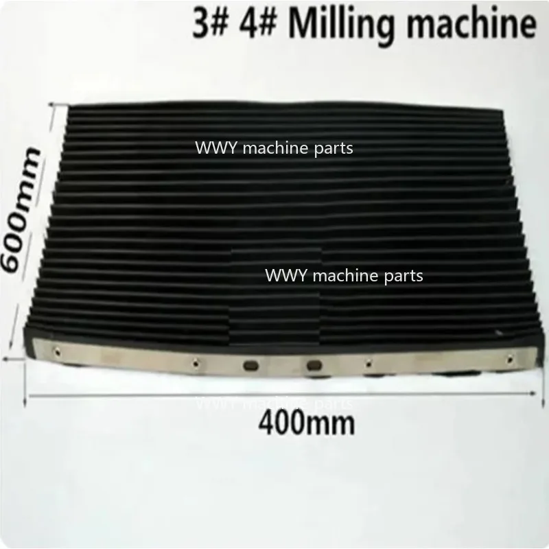 Suitable for 1PC New Milling Machine Parts Accordion Rubber Sleeve 400 * 600 Lathe CNC Milling Machine