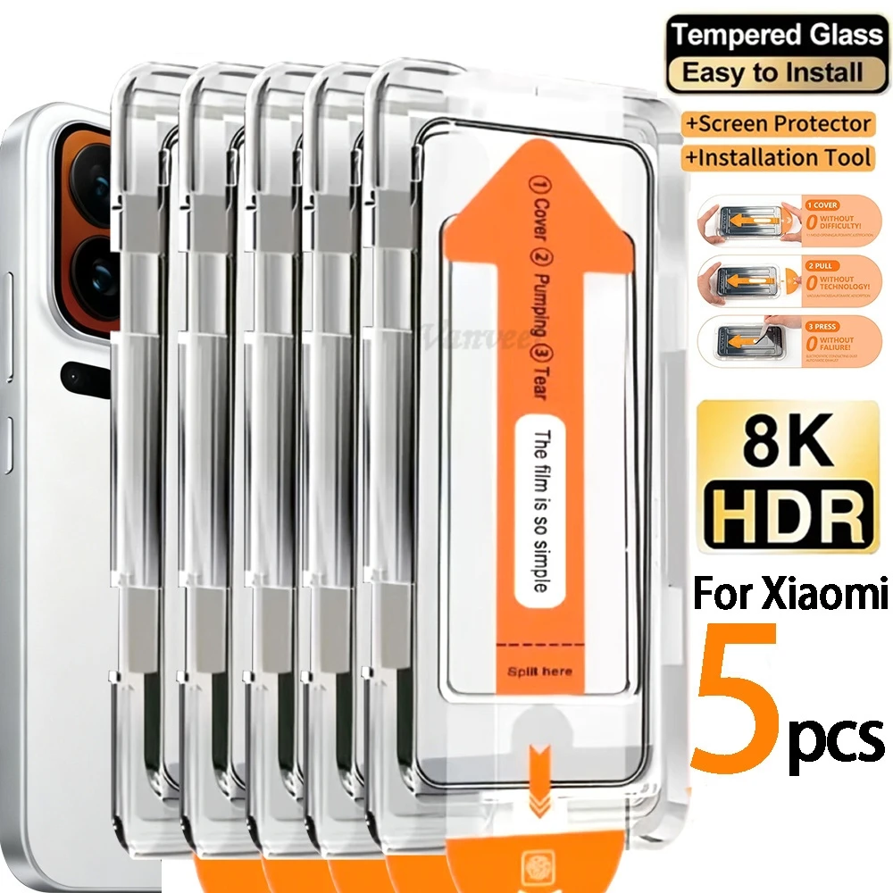 Ultra HD gehärtetes Glas Displayschutzfolie für Xiaomi Mi 15T 14T 14 13T 12T 11T 13T Pro 10T 11Lite 11X Vollständige Abdeckung Schutzfolie