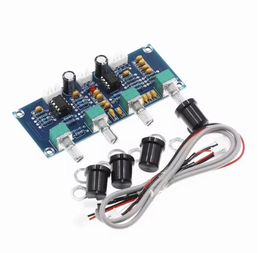 High Quality XH-A901 NE5532 Tone Board Preamp - Treble Bass Volume Controller - for Crystal Clear Audio in Home Theaters, Concer