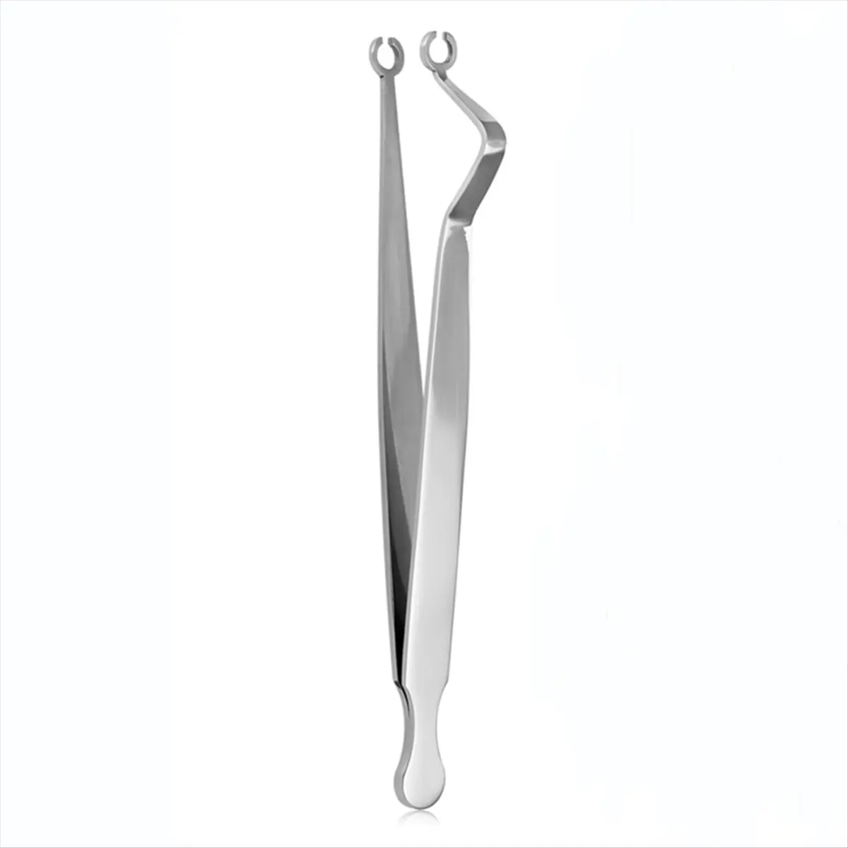 ABNH Ear Nose Piercing Clamps,Nose Septum Piercing Piercing Tool for All Piercings Stainless Steel Slotted Locking