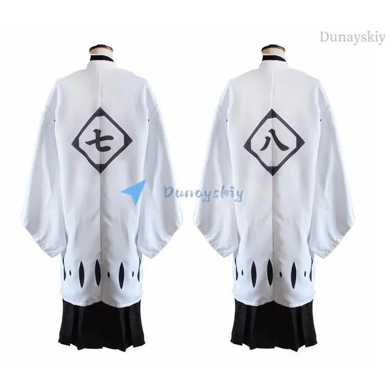 Gotei 13 COSPLAY  Haori Soi Fon Cosplay Costume From 1st to 13th Division Captain Aizen Sousuke Robe Ichimaru Gin Cloak