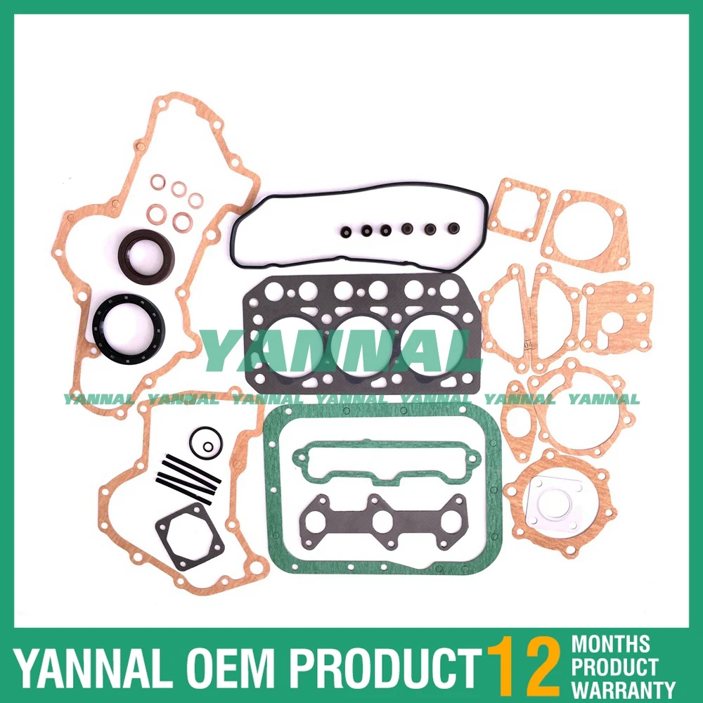 Made in China K3D Engine Full Cylinder Gasket Kit Fit For Mitsubishi Tractor Excavator Loader