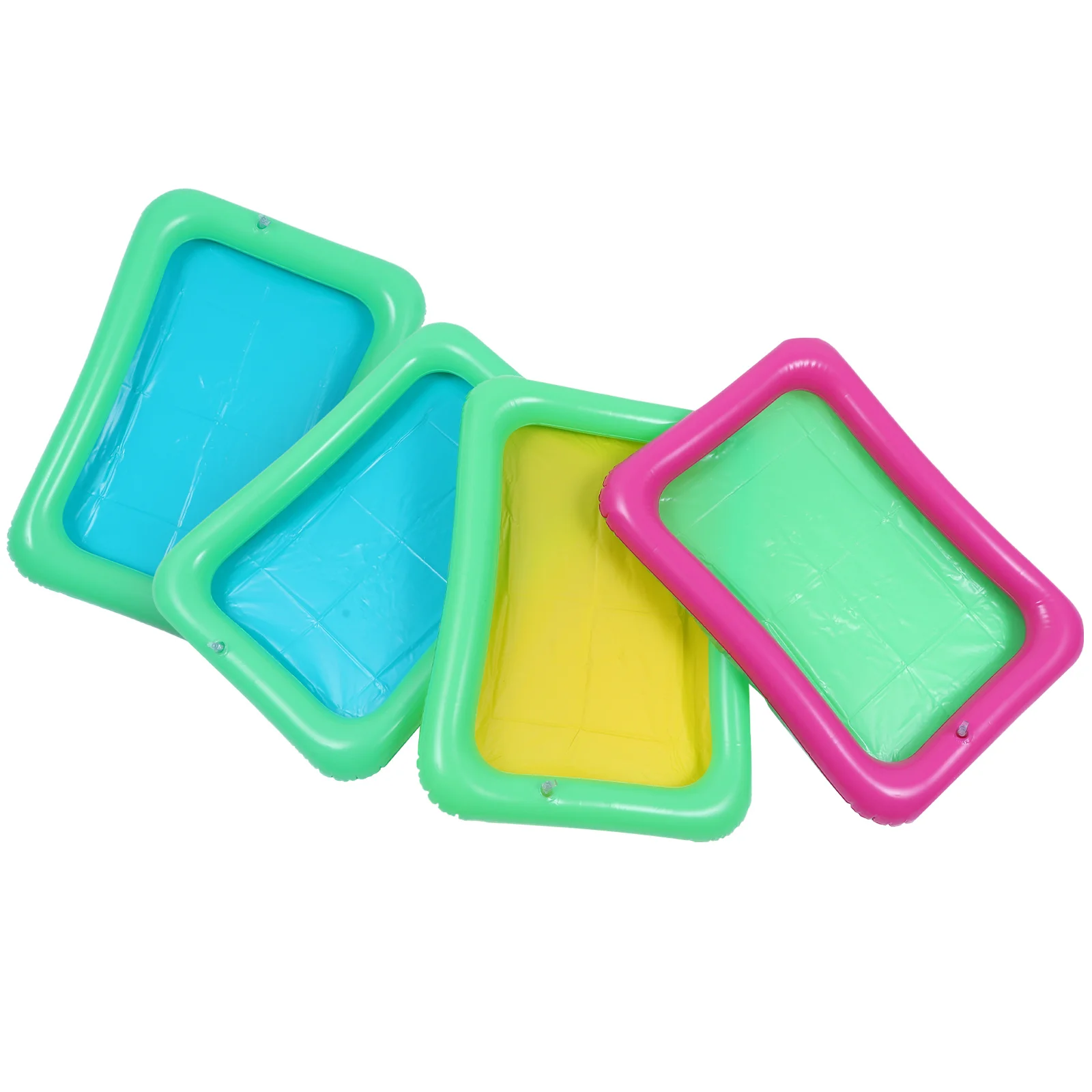 4 قطع من قوالب الرمل المتينة، تصميم رائع، ألوان زاهية، هدية عملية للأصدقاء الذين يلعبون الرمل، ألعاب متينة بلون عشوائي