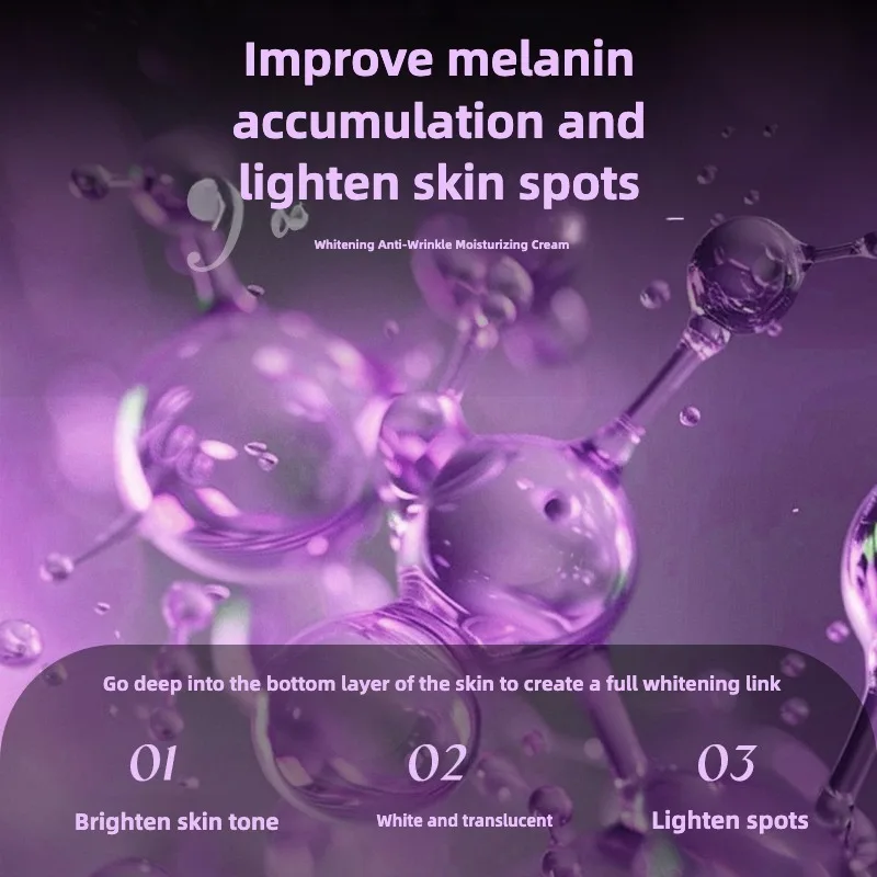 Nicotinamide Whitening Cream Remove Dark Spots Melanin Brighten Shrink Pores Moisturizing Fade Fine Lines 15pcs/set