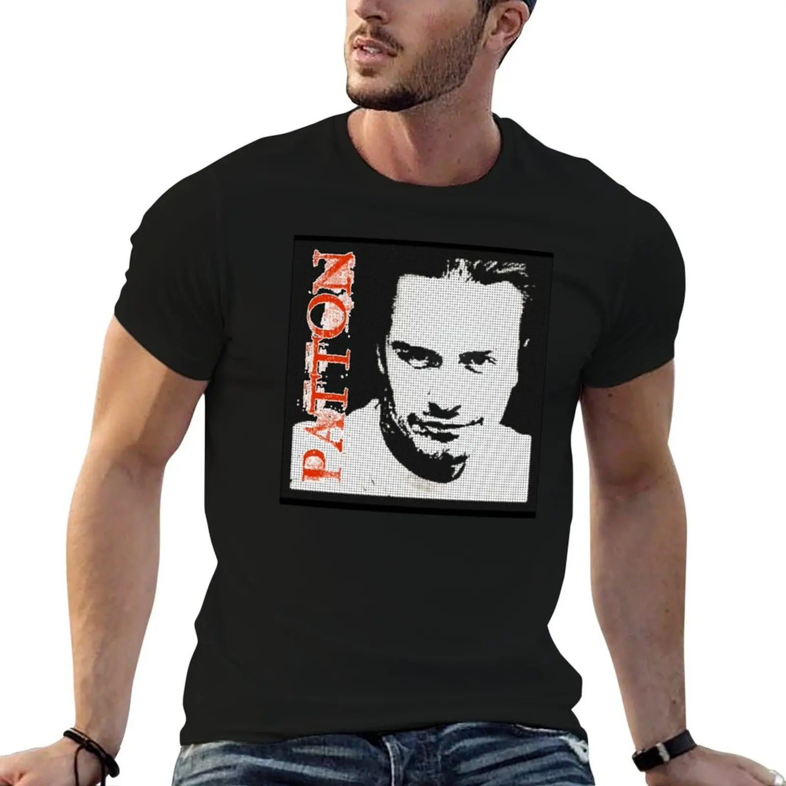 

Mike for man black T-Shirt (Red) for shirts package cotton man t-shirt plain cotton t Patton