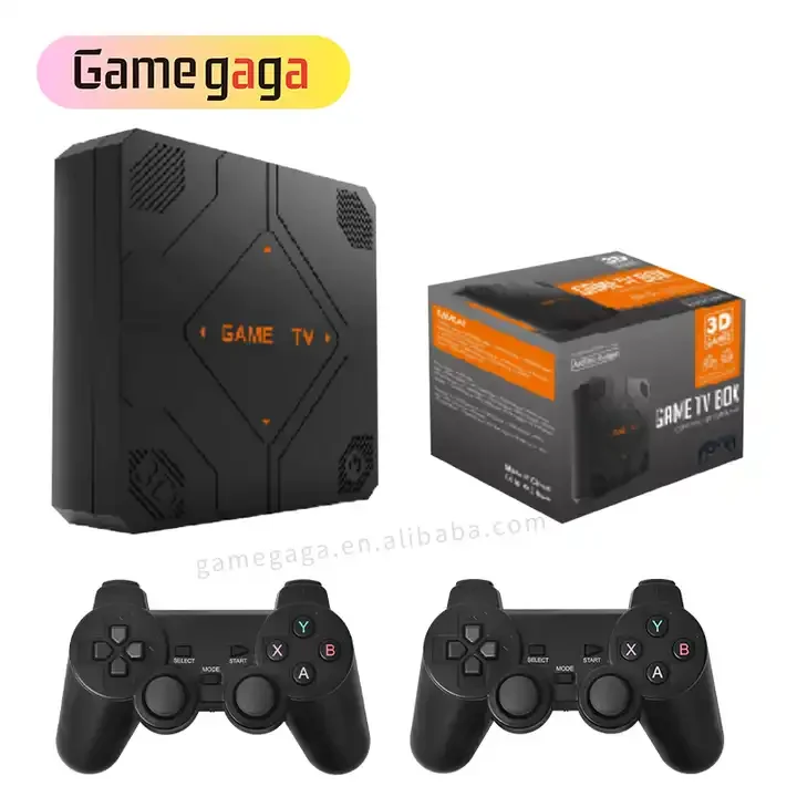 Фото G12 Pro Game Box Игровая консоль 64/128 ГБ 30000+ игр 4k Семейная ретро классическая игровая консоль Поддержка ТВ-приставки