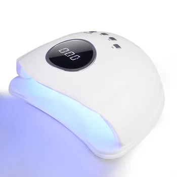 Y3 168W High-Power UV Nail Lamp Quick-Drying Light Therapy with 42 LED Beads for Nail Polish And Glue Curing White Mini F9 Model