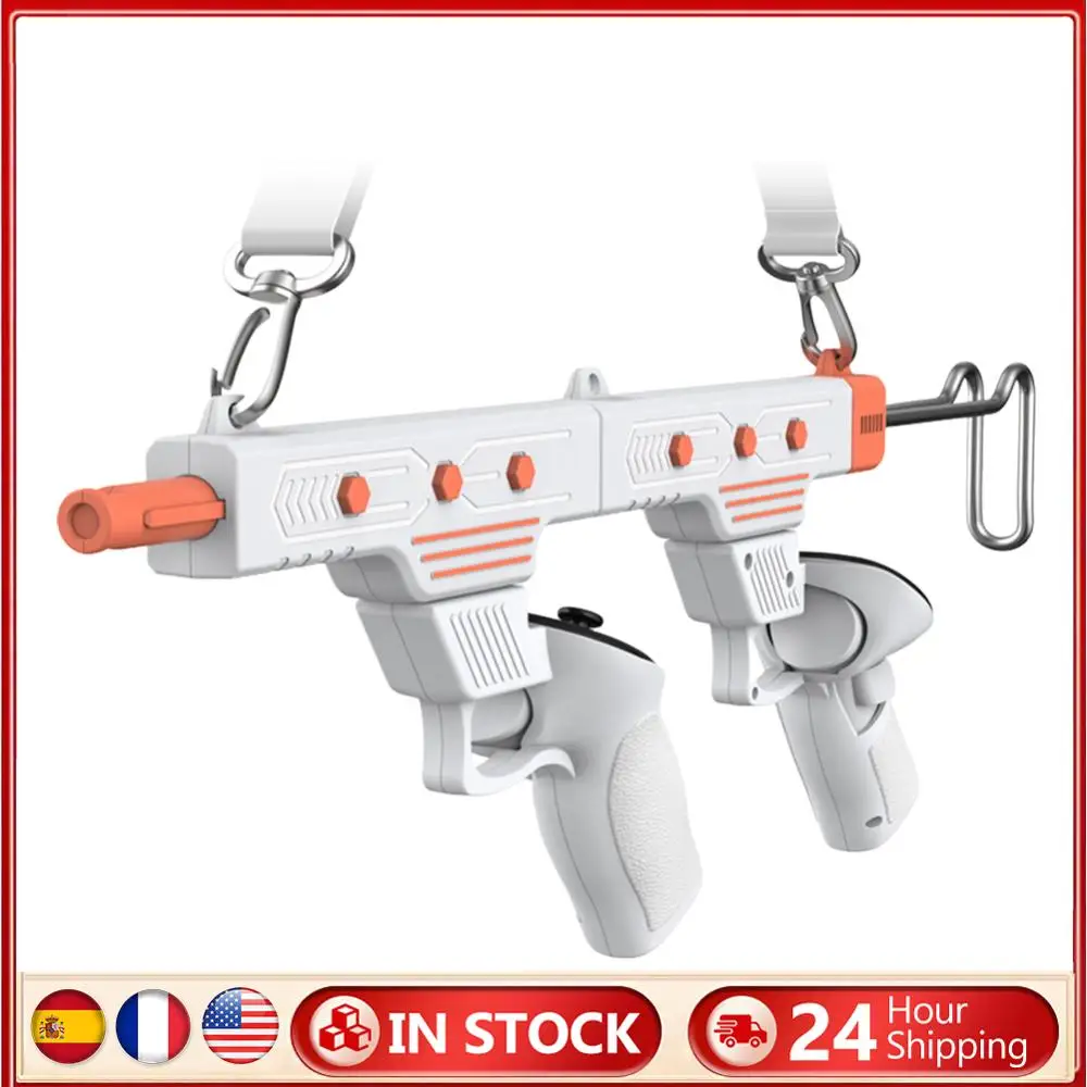 

Контроллер VR Адаптер для винтовки VR Аксессуары для стрельбы и игр Ручка контроллера стрельбы для Meta Quest 3/Quest 3S