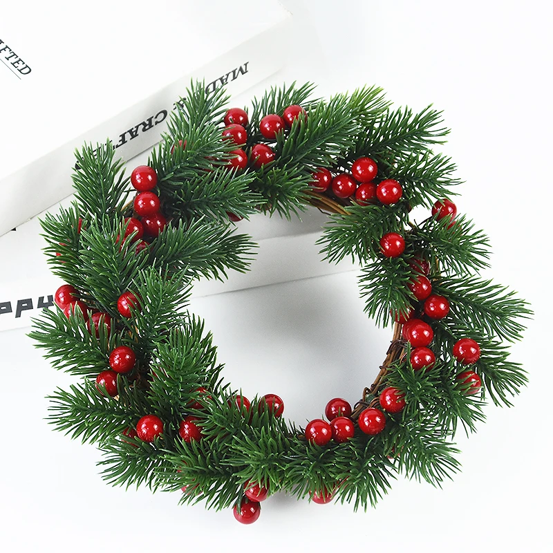 10 Buah Cabang Holly Kerucut P - Christmas Wreath Fake ulasan dan harga