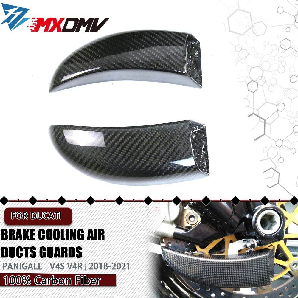 

For Ducati Panigale V4 V4S V4R Streetfighter V4 V4S 2018-2023 Carbon Fibre Brake Caliper Cooler Air Duct