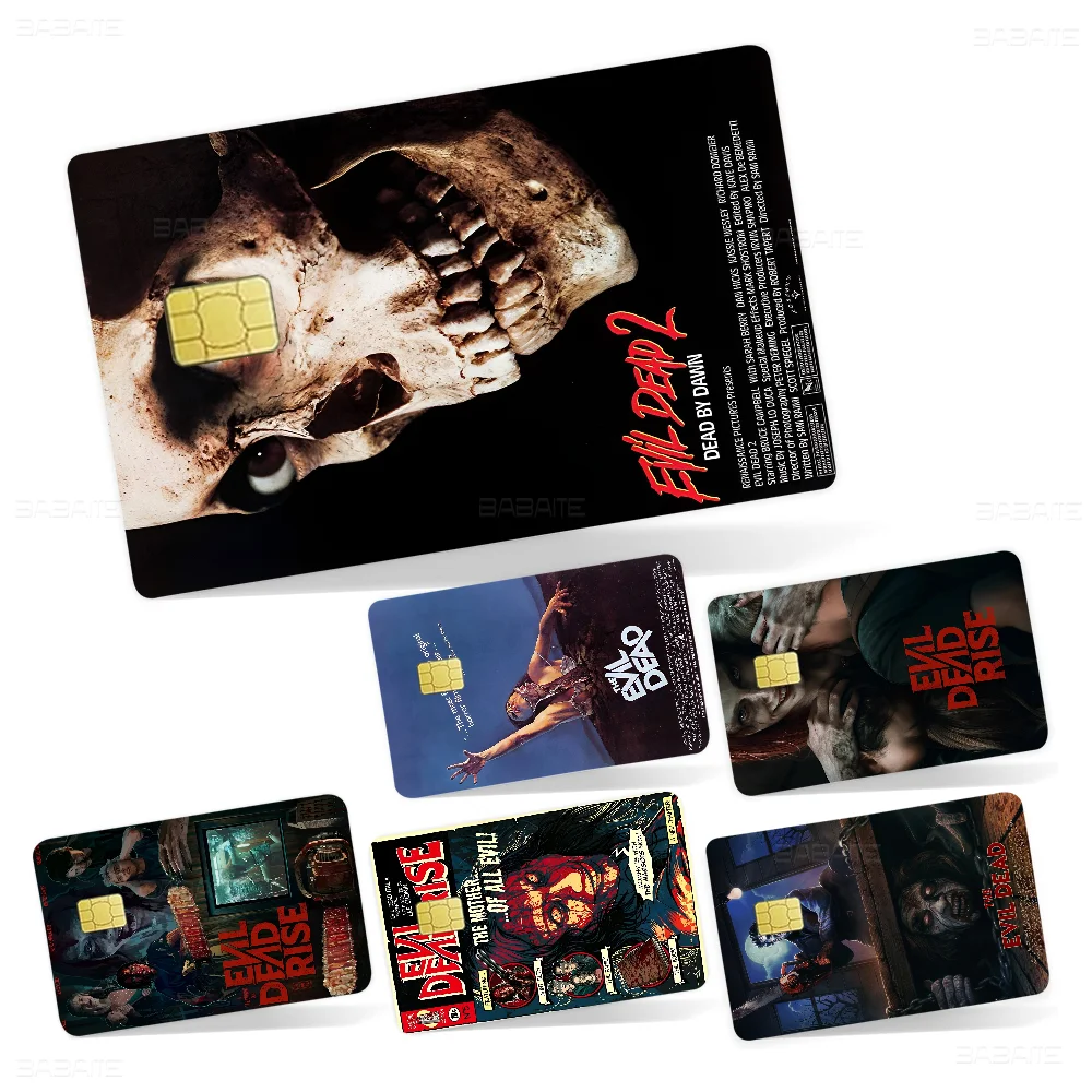 

T-The E-Evil Dead Diy Credit Debit Card Sticker Party Sticker Decoration Waterproof Small Chip Card Skin Sticker