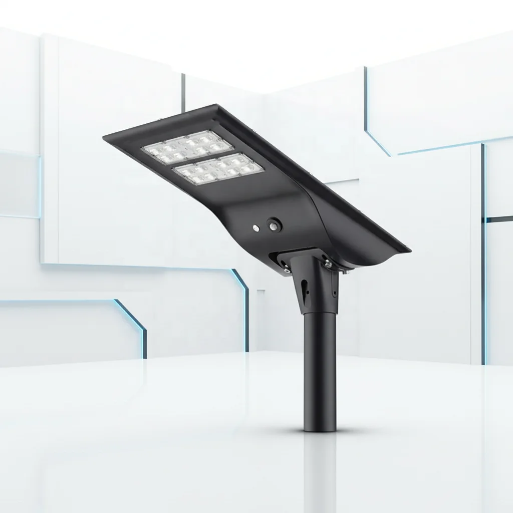 Hot Selling 30-120W IP65 LED 4100K Outdoor Waterproof Monocrystalline Solar Street Light High Efficiency Aluminum Alloy Road CE