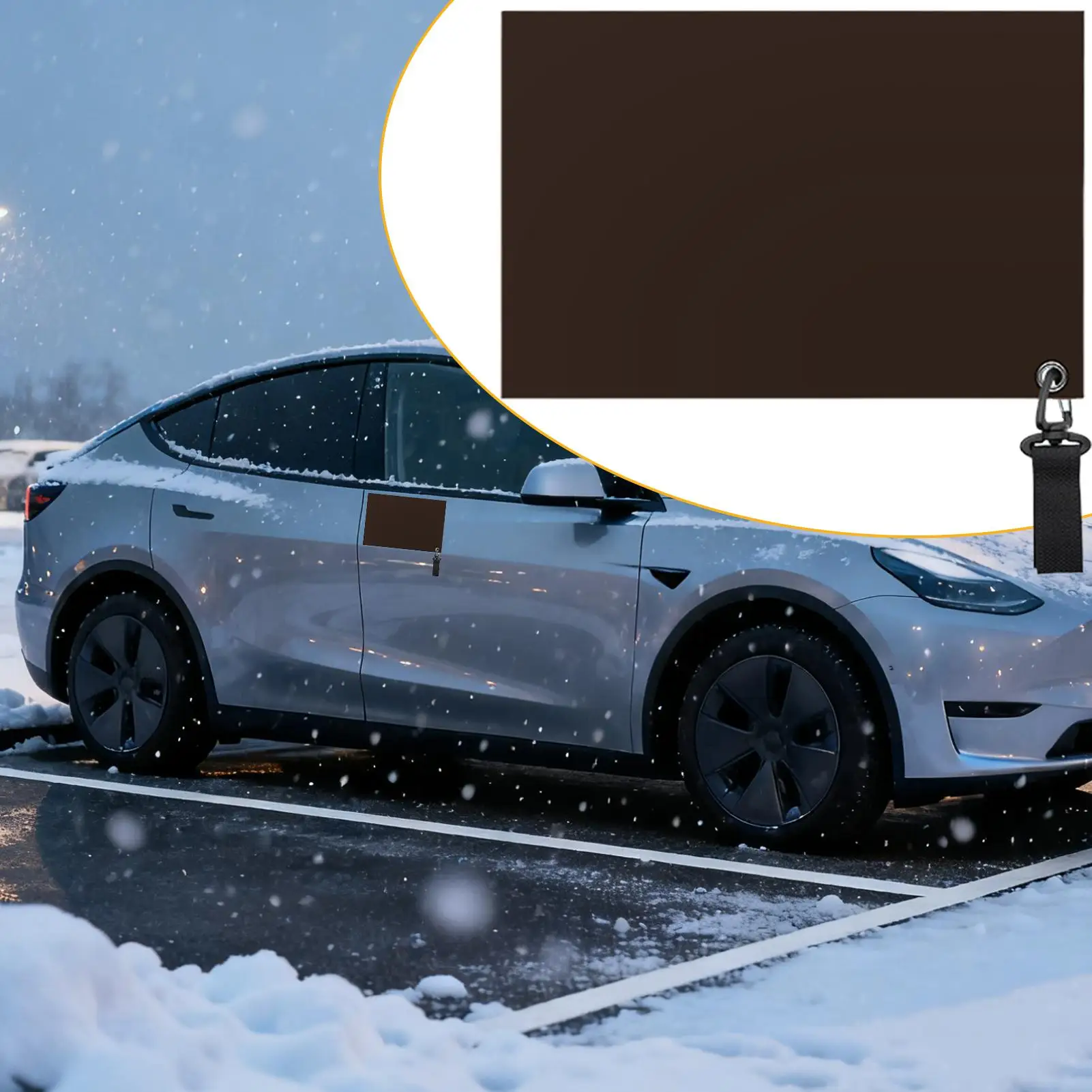 

Car Door Handle Protector Reusable Snow Proof Shield Weather-Resistant Auto Handle Cover For Winter Outdoor Parking Truck SUV