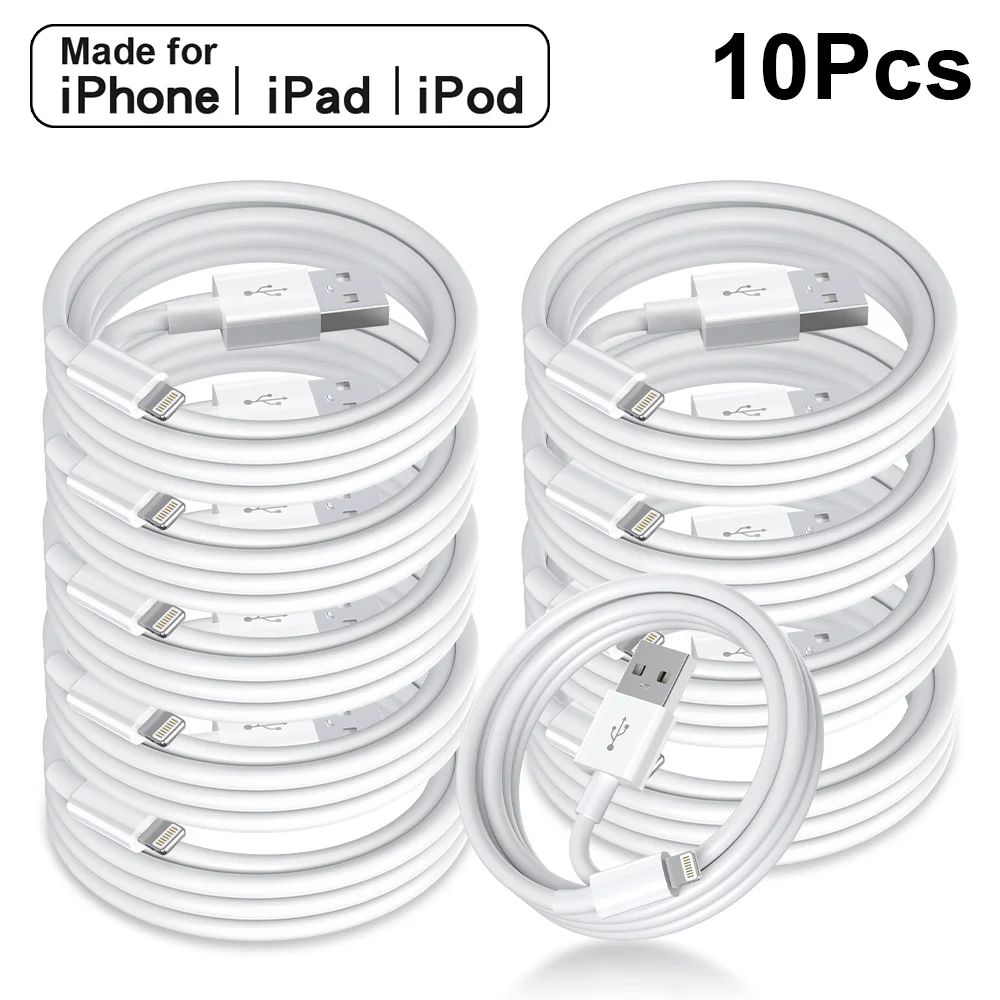 5/10 Stück Apple MFi-Zertifiziertes USB-Ladekabel für iPhone 14 8 7 Plus 13 12 Pro Xs XR Schnelles Ladekabel Datensynchronisationskabel 1m 2m 3m