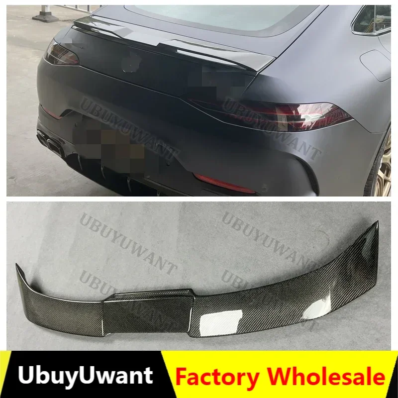 High Quality Carbon Fiber Rear Wing Trunk Lip Spoiler For Mercedes Benz GT（Only For 4 Doors）GT43 GT50 GT53 2019 2020 2021-2025