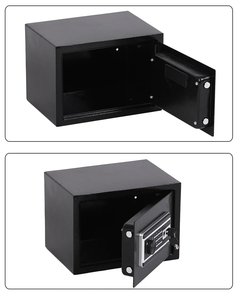 Household Small Safe 25L Fingerprint Safe Anti-theft All-steel Fingerprint Office Safe  Deposit Box