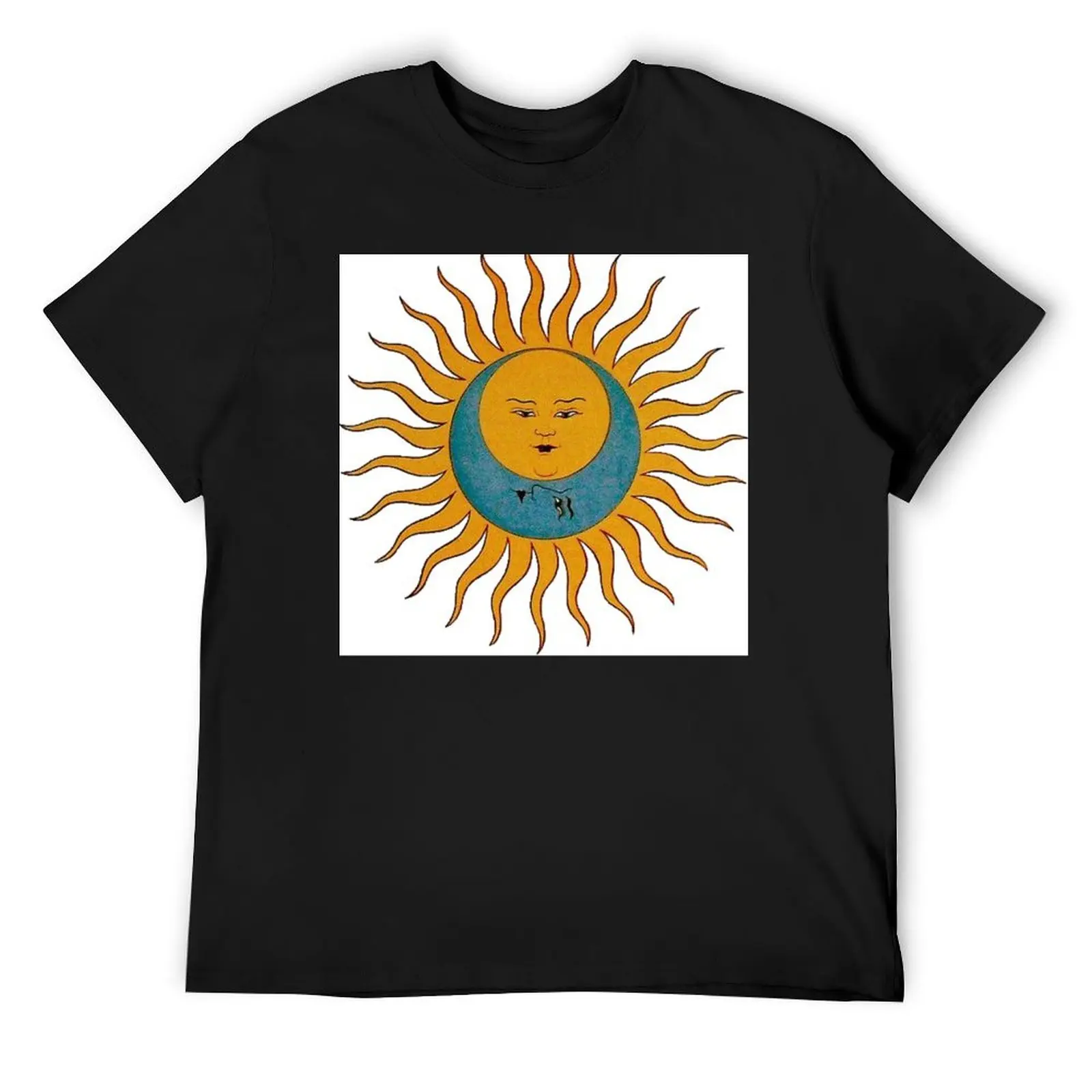 

Sun and Moon T-Shirt funny shirt cotton Funny t-shirt anime t shirts croswit shirt man mens clothes