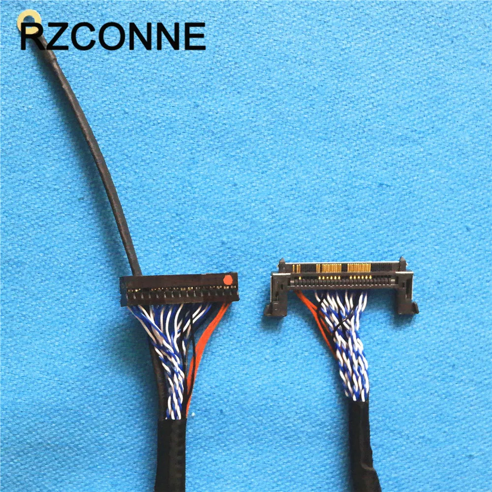 FI-R51HL Universal LVDS Cable Double 8bit 55cm Left Power for 32''-55'' LCD TV Monitor