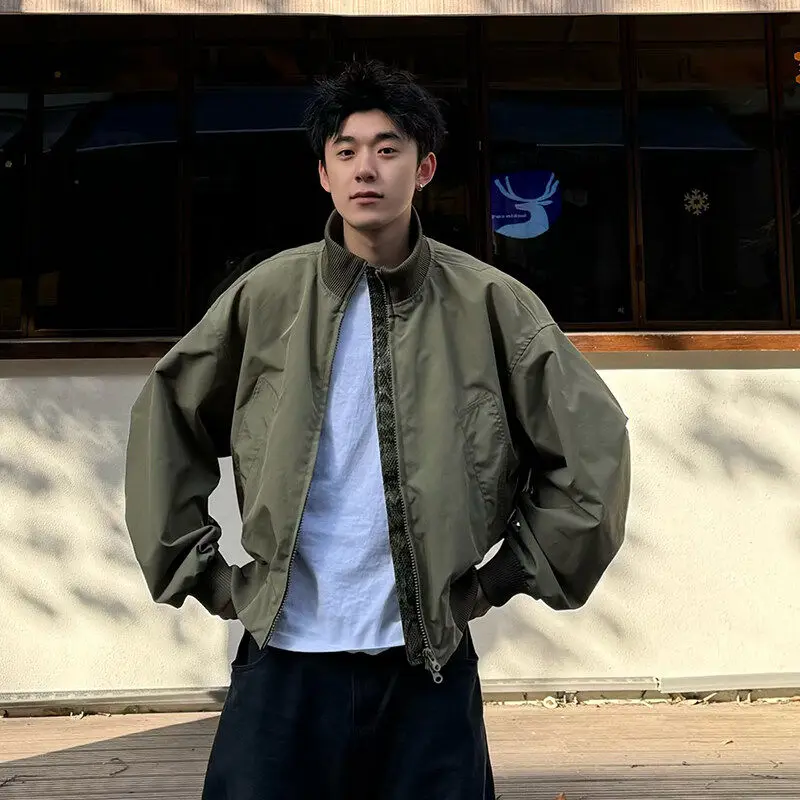 

Военный бомбер Jaet ort Fit, пальто-балет для пилота, мужское весенне-осеннее пальто Cleanfit ort, верхняя одежда со змеей, застежка-молния