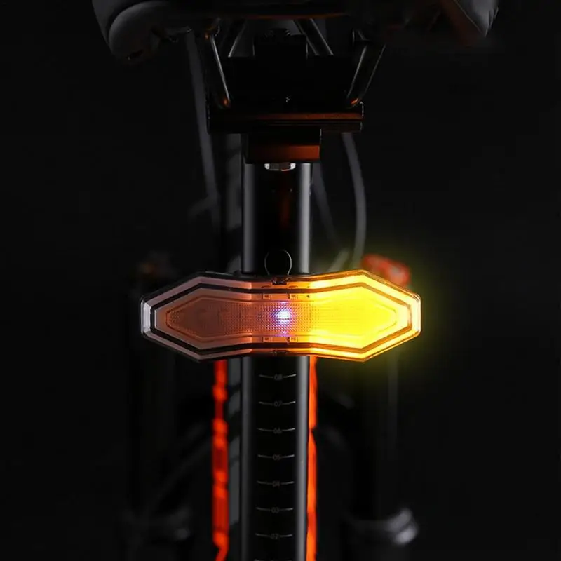 Задний велосипедный фонарь, перезаряжаемый задний фонарь велосипеда, фонарь велосипеда с 5 фоторежимами, беспроводное управление, велосипедный тормоз, аксессуары для безопасности велосипеда