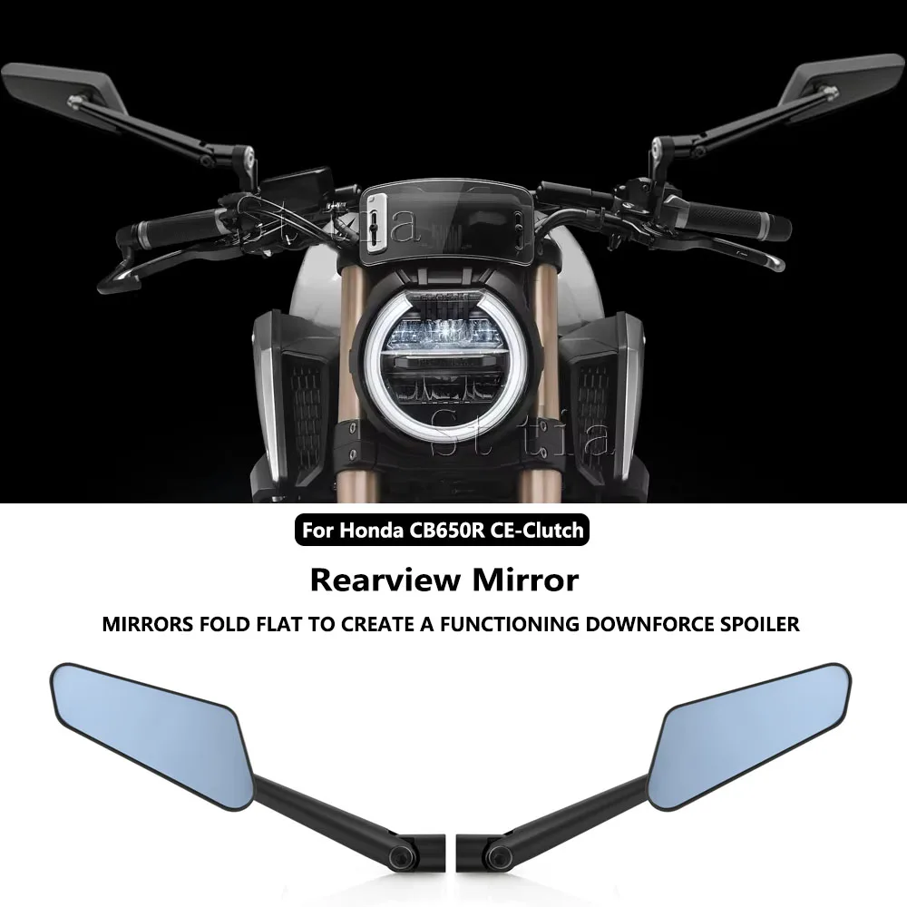 

Motorcycle Accessoires Rearview Mirror Aluminum Alloy Side Mirror For Honda CB650R cb650R CB650R CE-Clutch 2019 2020 2021-2026