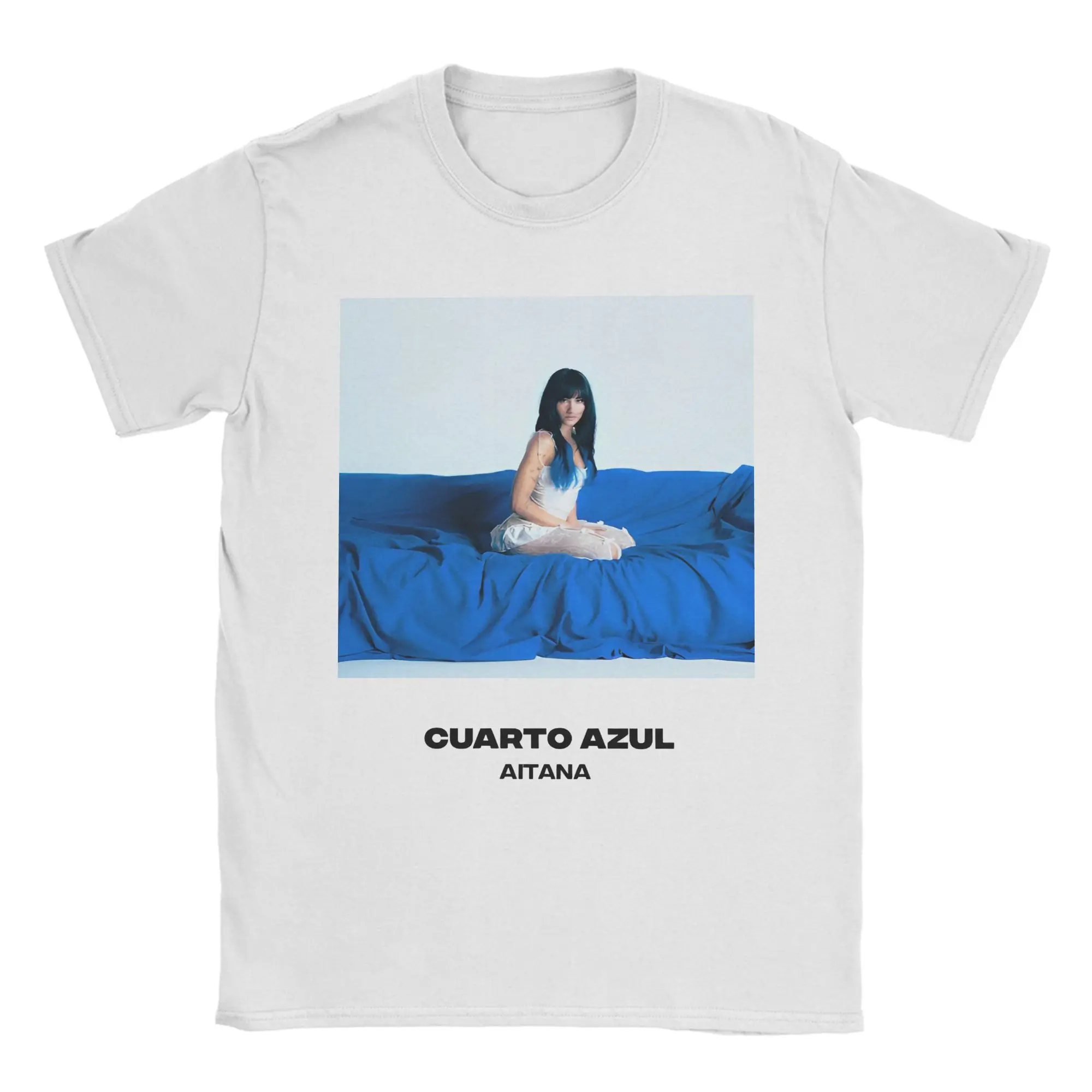 Summer Aitana CUARTO AZUL Tour 2025  Novelty T-Shirts 100% Cotton Tshirt for Adult Y2K Retro Plus Size 6XL Short Sleeve Top Tees