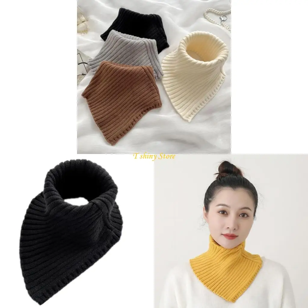 

N58F RIBLED THED TURTLENECK искусственный воротник
