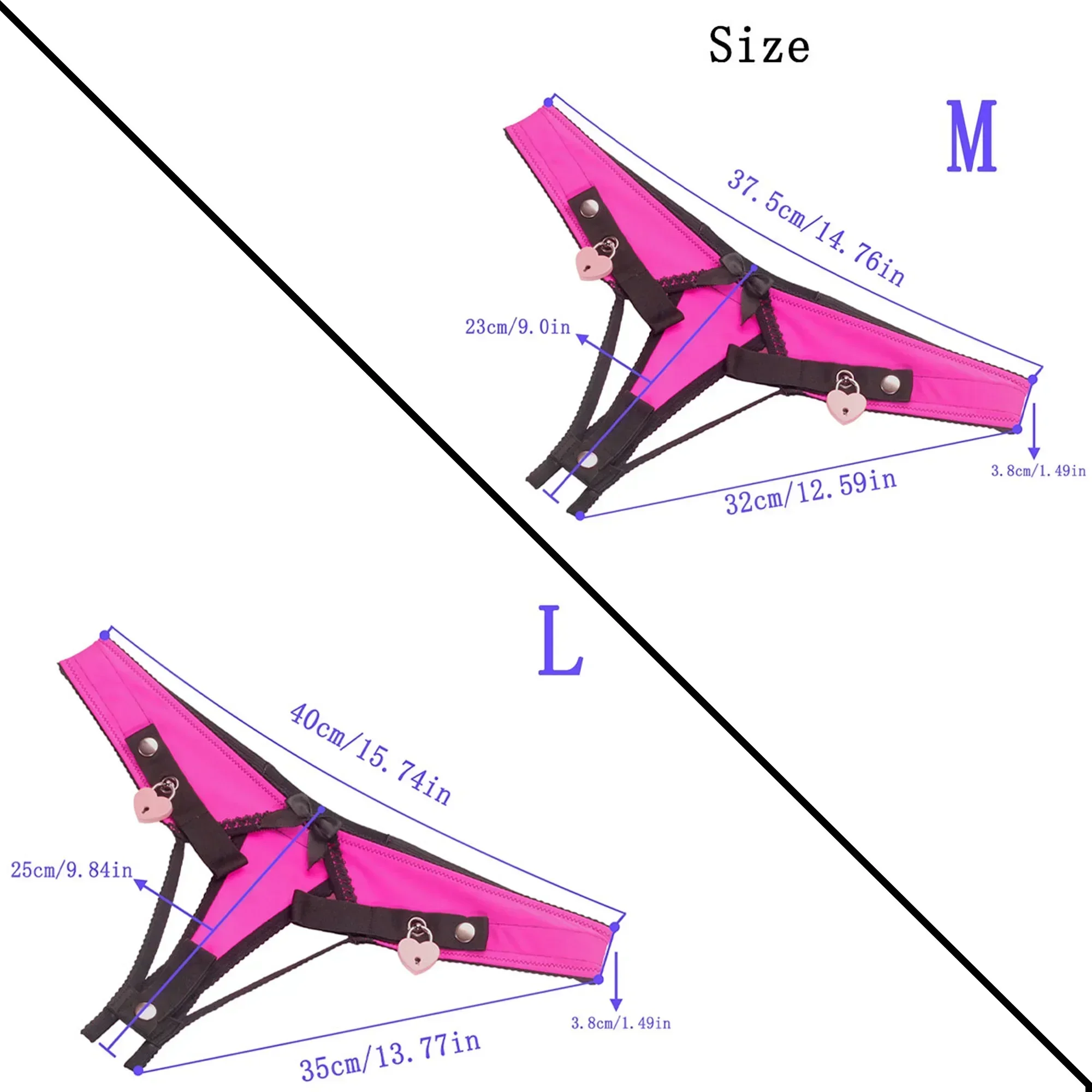 Sissy Fufu Clip Male Chastity Belt Chastity Underwear with Locking Penis Ring Men's Sex Toys Penis Training Bondage For Gay 18+ view 4
