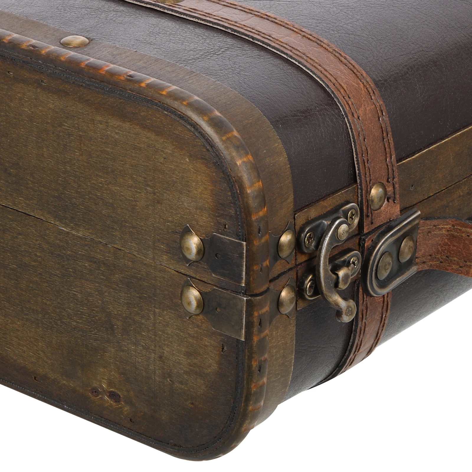 

Vintage Wooden Jewelry Box Trinket Storage Case Retro Organizer Box For Accessories And Accessories Storage