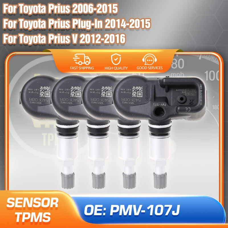 

Tire Pressure Monitor Sensor TPMS For Toyota Prius V 2012-2016 Toyota Prius 2006-2015 Toyota Prius Plug-In 2014-2015 PMV-107J