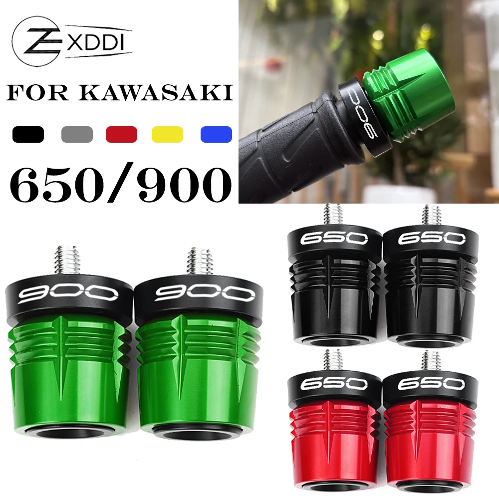 

For KAWASAKI Z900 Z650 Z 900 Ninja 650 Versys650 2017-2023 2024 2025 CNC Motorcycle Accessorie Handlebar Grips End Plugs Caps