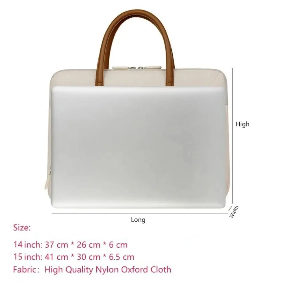 New 14-16inch Laptop Handbag Solid Color Waterproof Notebook Cover Large Capacity Shockproof Tablet Sleeve Case Travel
