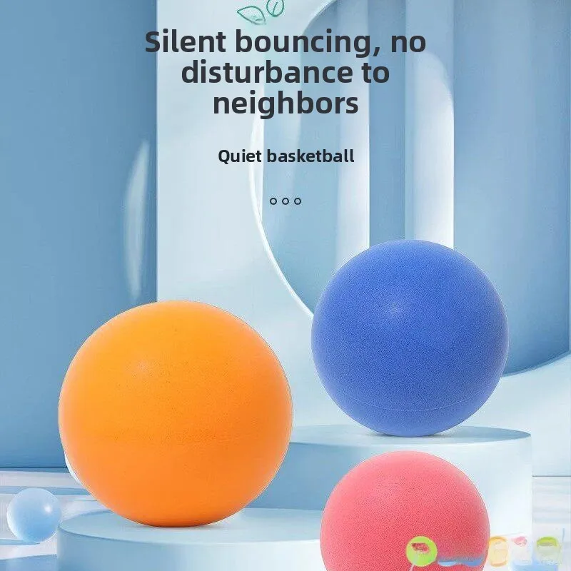 

Silent Sponge Basketball for Children Indoor Sports Training Ball Toy Elastic Bounce Ball for Boys And Girls Fly Valley Brand